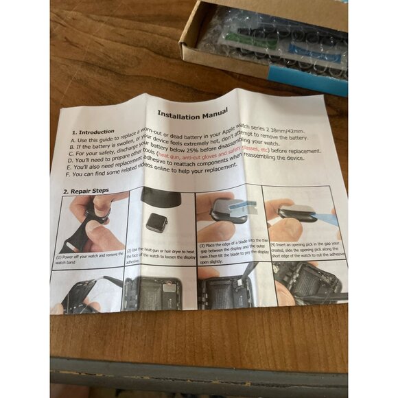 Lozop Battery Replacement For Apple Watch Series 2 38mm A1757 A1760 A1816 With R - Picture 5 of 5